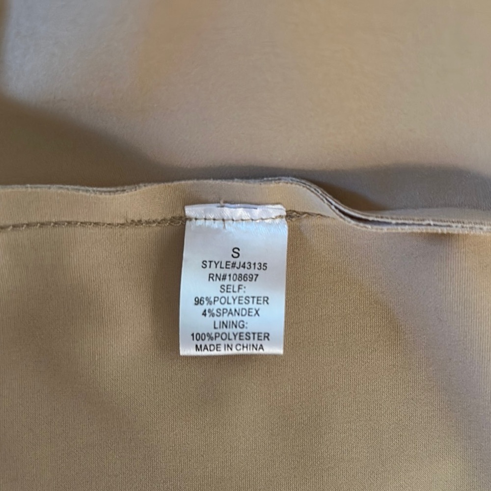 Alice Blue Tan Utility Jacket with Collared Neckline and Tassels - Picture 9 of 11